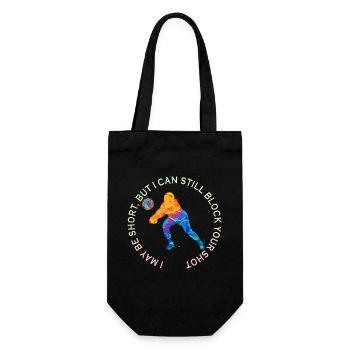 I Can Block Your Shot Beach Volleyball - Gift Bag for Bottles - black - Front