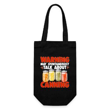 Mise en conserve, mise en conserve, mise en conserve, conservation des aliments - Sac à bouteille - noir - Devant