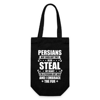 Chat persan Chat Amoureux Propriétaire de chat Persan Longhair C - Sac à bouteille - noir - Devant