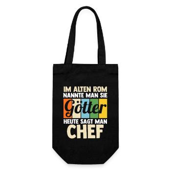 Arbeit Kollegen Büro Teamleiter Führungskraft Chef - Geschenkbeutel für Flaschen - Schwarz - Vorne