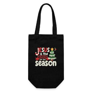 Jésus est la raison de la drôle de la saison - Sac à bouteille - noir - Devant