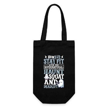 Bodybuilding Powerlifting Weightlifting Fitness - Gift Bag for Bottles - black - Front