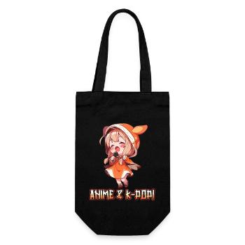Anime and K-Pop Korean Pop Music Kpop - Gift Bag for Bottles - black - Front