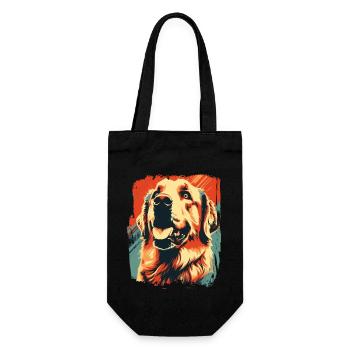 Labrador Dogs Maman et Labfather Papa Golden - Sac à bouteille - noir - Devant