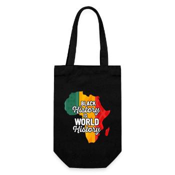 Black History Month Black History - Geschenkbeutel für Flaschen - Schwarz - Vorne