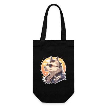 Dogs Pet Dog Owner Dog Lover Animal - Gift Bag for Bottles - black - Front