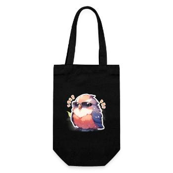 Oiseaux Oiseaux Drôles d’animaux Habitant de la forêt Animal - Sac à bouteille - noir - Devant