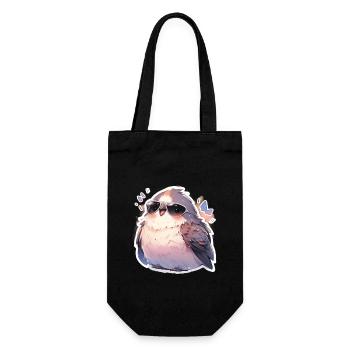 Oiseaux Oiseaux Drôles d’animaux Habitant de la forêt Animal - Sac à bouteille - noir - Devant