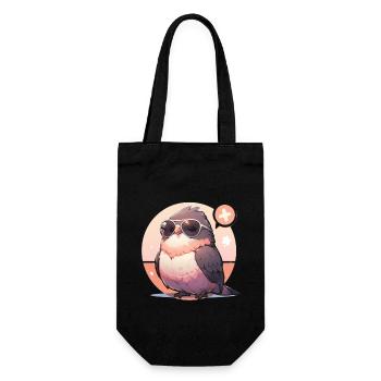 Oiseaux Oiseaux Drôles d’animaux Habitant de la forêt Animal - Sac à bouteille - noir - Devant