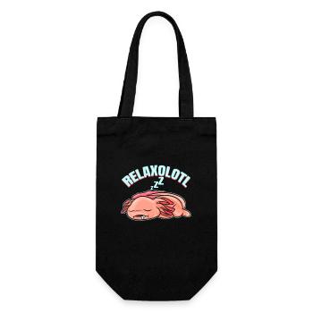 Axolotl drôle d’aquarium animaux de compagnie amphibiens - Sac à bouteille - noir - Devant