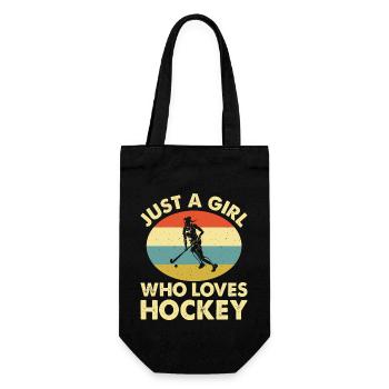 Eishockey Ice Hockey - Geschenkbeutel für Flaschen - Schwarz - Vorne