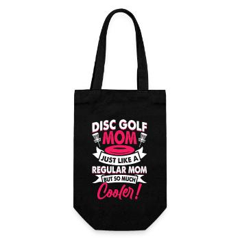 Discgolf Disc Golf - Geschenkbeutel für Flaschen - Schwarz - Vorne