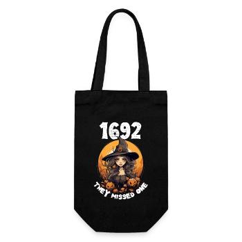 Magisches Hexen Design - 1692 - They Missed One - Geschenkbeutel für Flaschen - Schwarz - Vorne