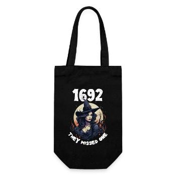 Magical Halloween Salem 1692 Witch Design Women - Gift Bag for Bottles - black - Front