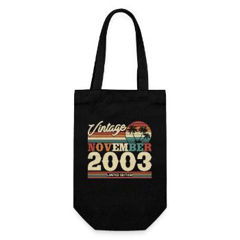 Vintage Anniversaire 11/2003 - Sac à bouteille - noir - Devant