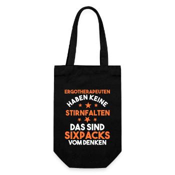 Ergotherapie Ergotherapeut - Geschenkbeutel für Flaschen - Schwarz - Vorne