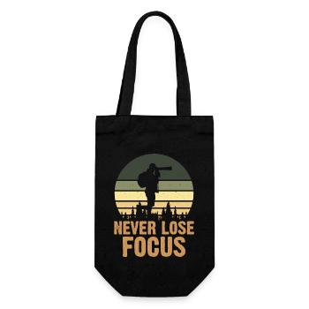 Photographer - Gift Bag for Bottles - black - Front