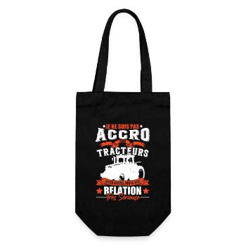 Agriculteurs | Enfant | Paysan | Tracteur - Sac à bouteille - noir - Devant