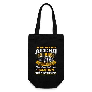 Tracteur Cadeau - Sac à bouteille - noir - Devant