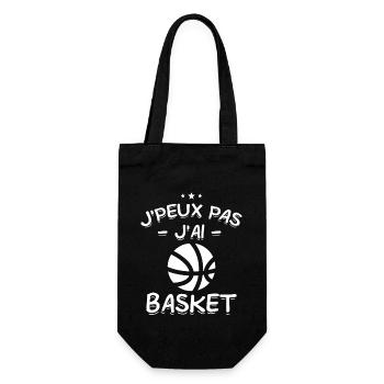 J'Peux Pas ! J'Ai Basket 🏀 - Sac à bouteille - noir - Devant
