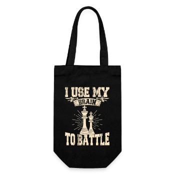 Chess - Gift Bag for Bottles - black - Front