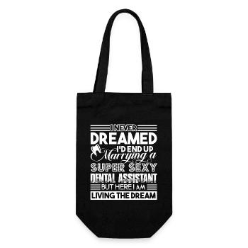 Dental Assistant Marrying A Dental Assistant - Gift Bag for Bottles - black - Front