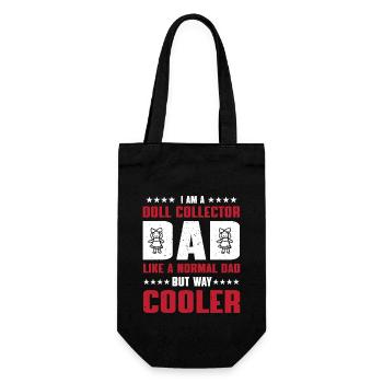 Papa collectionneur de poupées - Sac à bouteille - noir - Devant