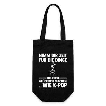 Korea Musik Kpop - Geschenkbeutel für Flaschen - Schwarz - Vorne