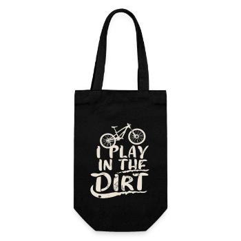 VTT Je joue dans la terre - Sac à bouteille - noir - Devant