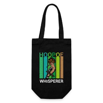 Ornithologist Forest Hoopoe Nature Watching Birds - Gift Bag for Bottles - black - Front