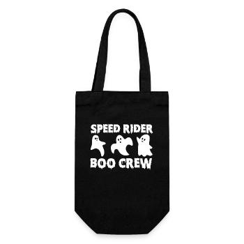 Gruselige Speed Rider Boo Crew Halloween - Geschenkbeutel für Flaschen - Schwarz - Vorne