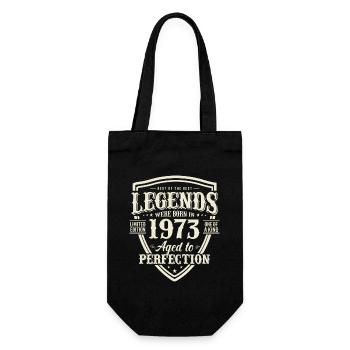 Legendary 1973 Vintage Gift - Gift Bag for Bottles - black - Front