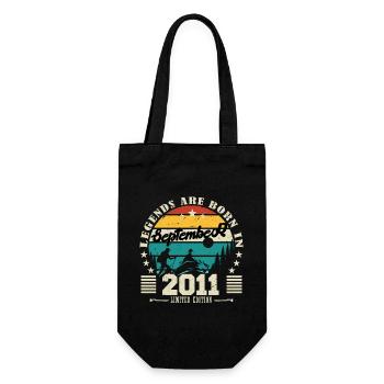 Septembre 2011. Cadeau anniversaire septembre 2011 - Sac à bouteille - noir - Devant