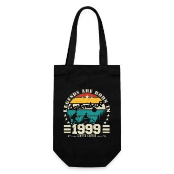 Septembre 1999. Cadeau anniversaire septembre 1999 - Sac à bouteille - noir - Devant