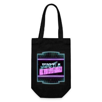 joke love books and cats art readers book children - Gift Bag for Bottles - black - Front