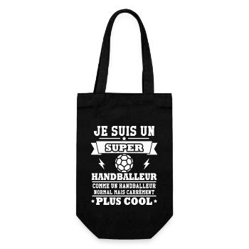Je suis un super handballeur - Sac à bouteille - noir - Devant