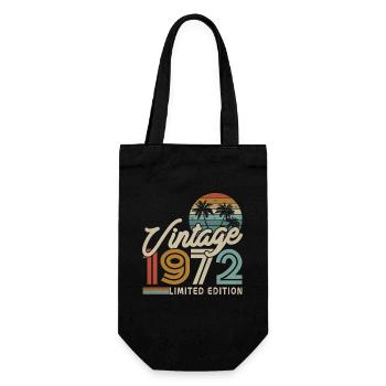Vintage 1972 Légende de l’anniversaire - Sac à bouteille - noir - Devant
