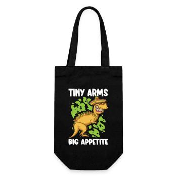 T-rex Taco Lovers Cuisine mexicaine - Sac à bouteille - noir - Devant