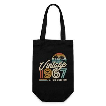 Millésime légendaire 1967 - Sac à bouteille - noir - Devant