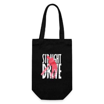 Straight Drive Cricket - Geschenkbeutel für Flaschen - Schwarz - Vorne