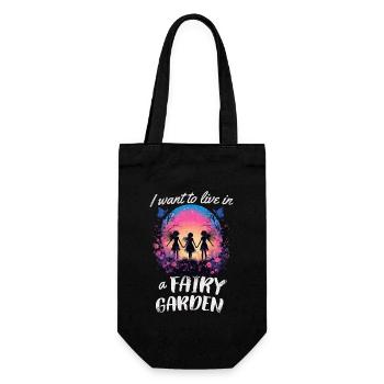 Garden Garden Plants Landscaper Funny - Gift Bag for Bottles - black - Front