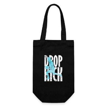 Drop Kick Rugby - Gift Bag for Bottles - black - Front
