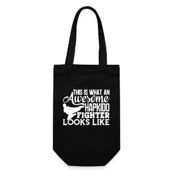 Hapkido Awesome Hapkido Fighter Looks Like - Gift Bag for Bottles - black - Front