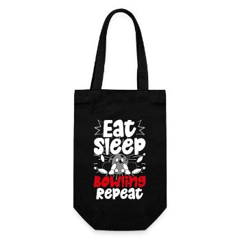 Bowling - Gift Bag for Bottles - black - Front