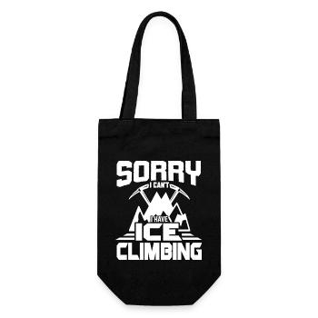 Ice Climbing I Have Ice Climbing - Gift Bag for Bottles - black - Front