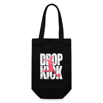 Dropkick Football - Gift Bag for Bottles - black - Front
