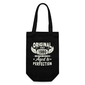 Cadeau d’anniversaire légendaire des années 1980 - Sac à bouteille - noir - Devant