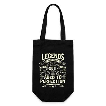 Legendary birthday 2011 - Gift Bag for Bottles - black - Front