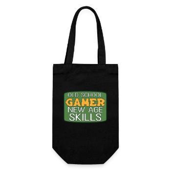 Drôle de culture du jeu rétro - Sac à bouteille - noir - Devant