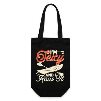 Kayak Kayaker Kayaker - Gift Bag for Bottles - black - Front